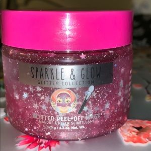 Sparkle and Glow glitter face mask (peel off)